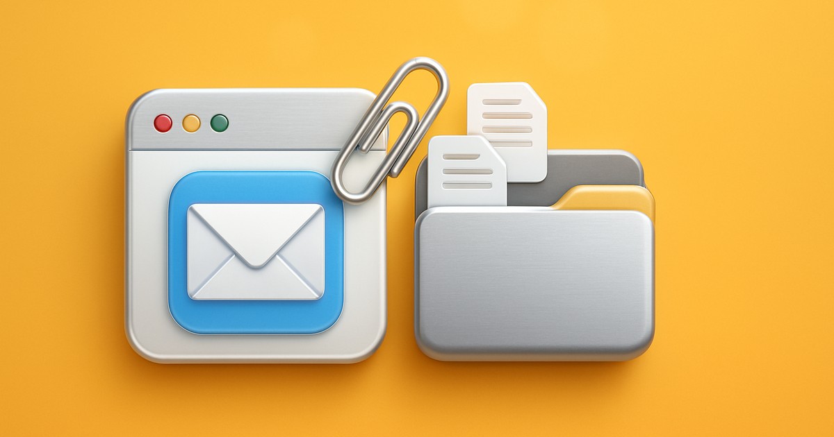 Anhänge in Apple Mail sichern