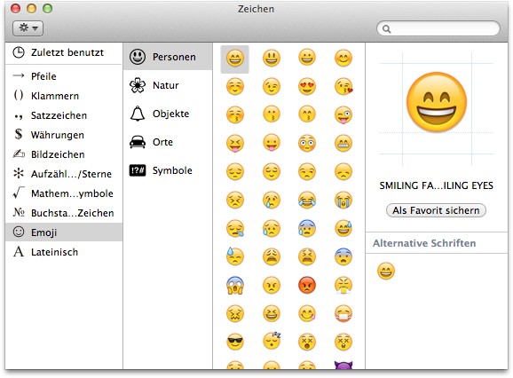 Emoji Tastatur Unter Mac Os X Aktivieren Macs Moritz