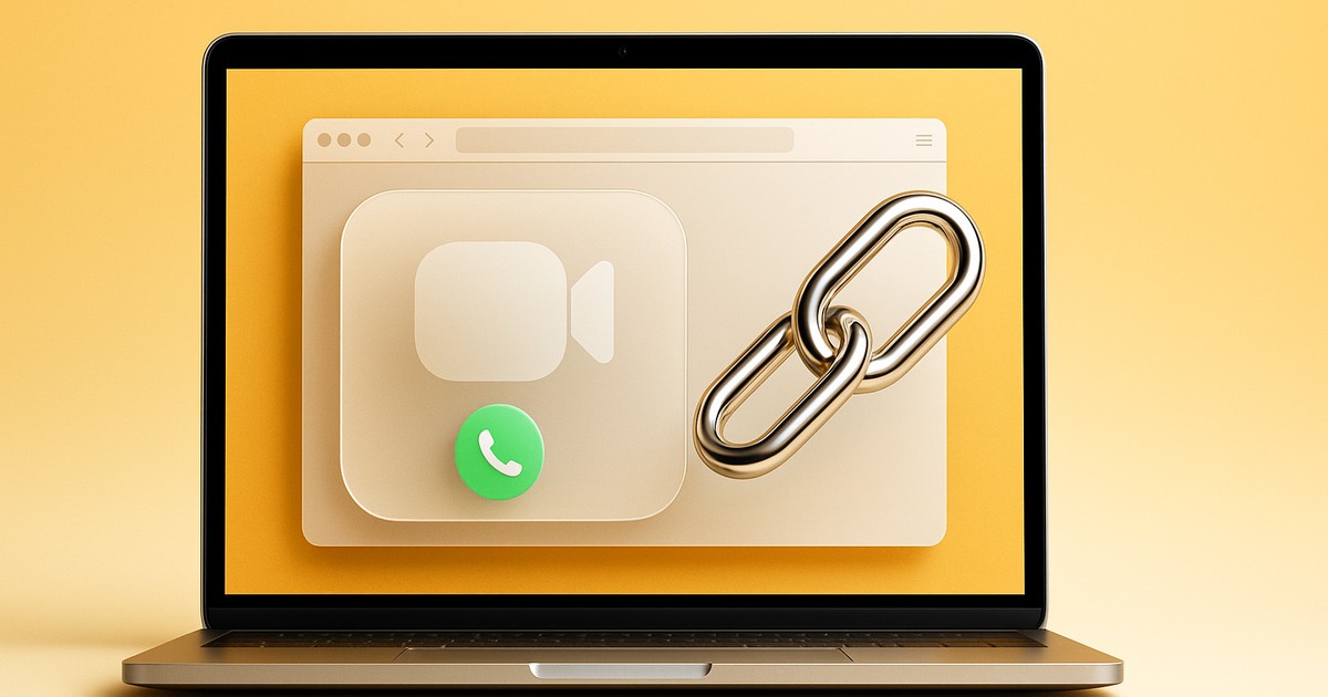 FaceTime verlinken und FaceTime-Anruf aus dem Browser heraus starten