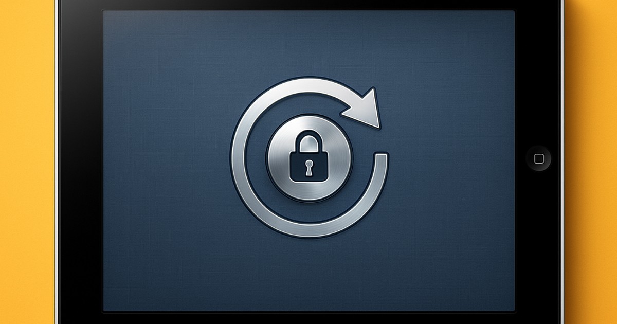 iPad-Bildschirm-Drehsperre unter iOS 4